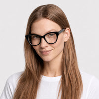 Lunettes de vue Lucretia - Shiny Black