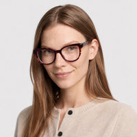 Lunettes de vue Welch - Shiny Bordeaux