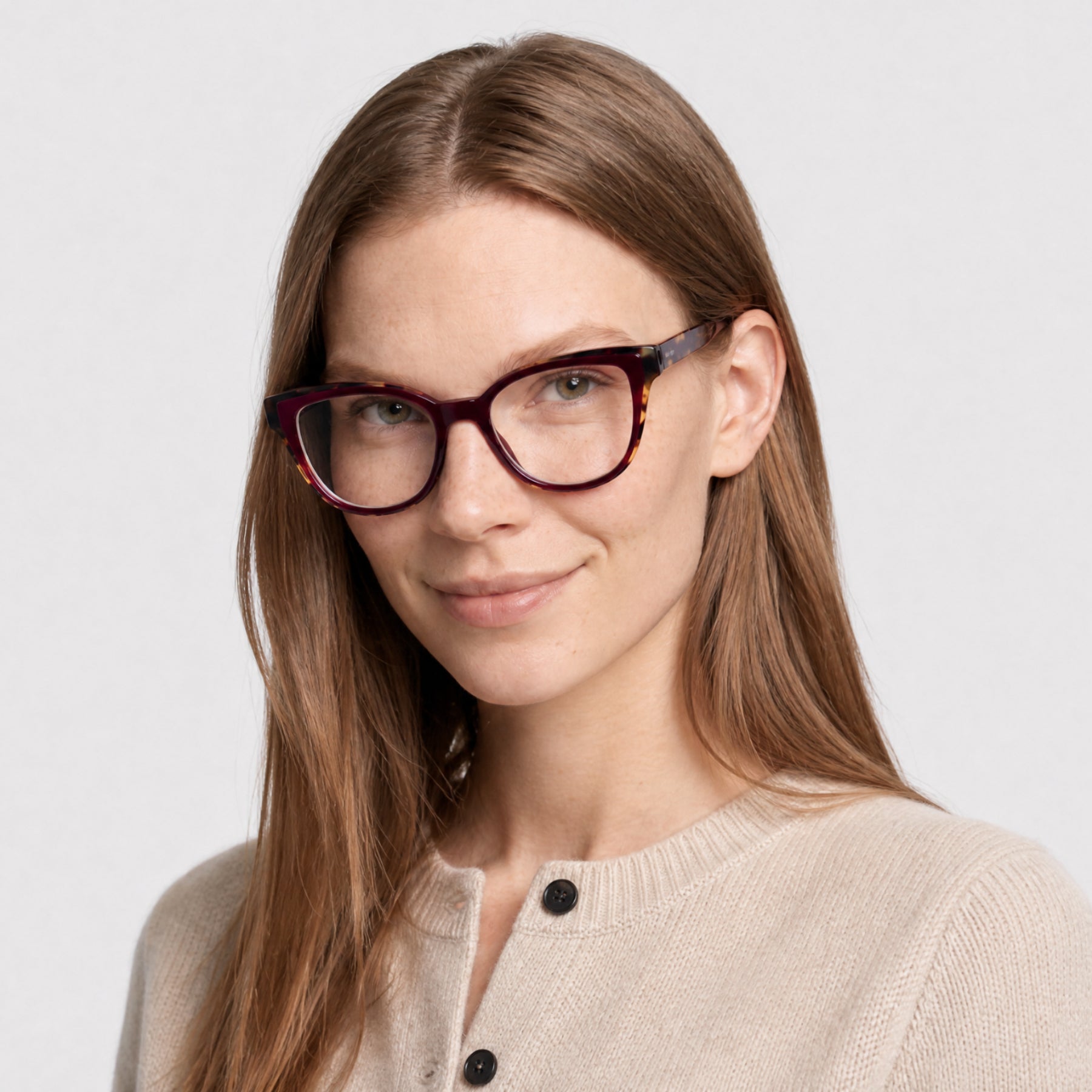 Lunettes de vue Welch - Shiny Bordeaux