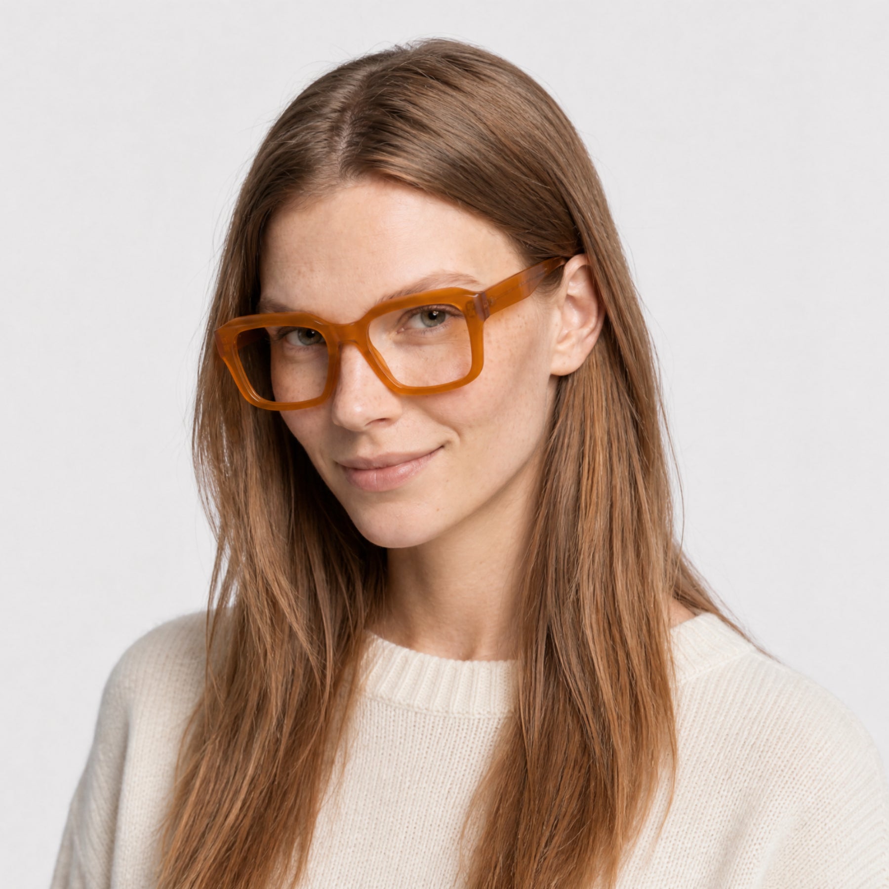 Lunettes de vue Amaya - Shiny Light Brown