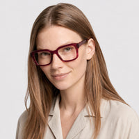 Lunettes de vue Amaya - Shiny Bordeaux