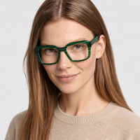 Lunettes de vue Amaya - Shiny Dark Green