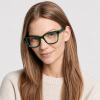 Lunettes de vue Lidia - Shiny Dark Green