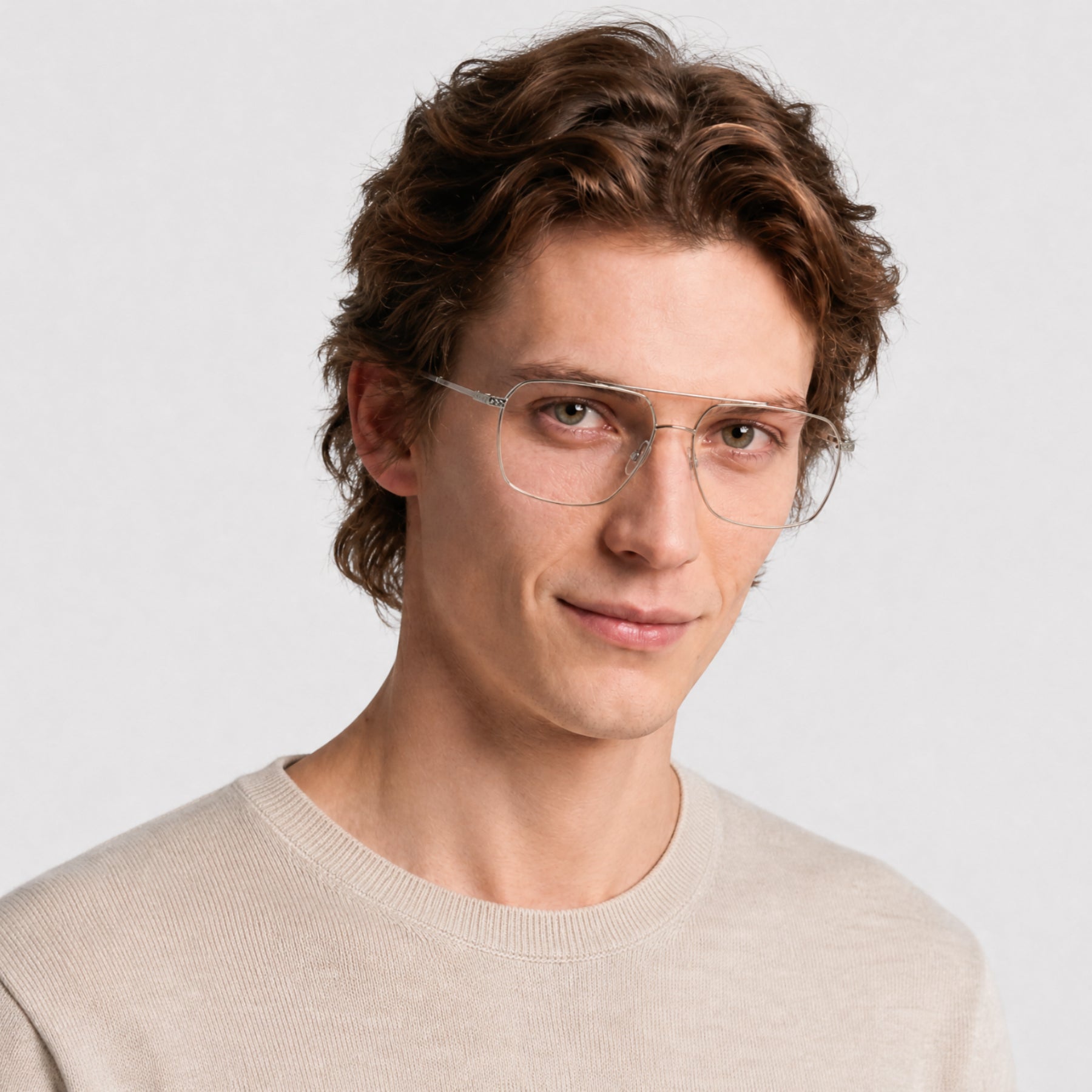 Lunettes de vue Renzo - Shiny Palladium