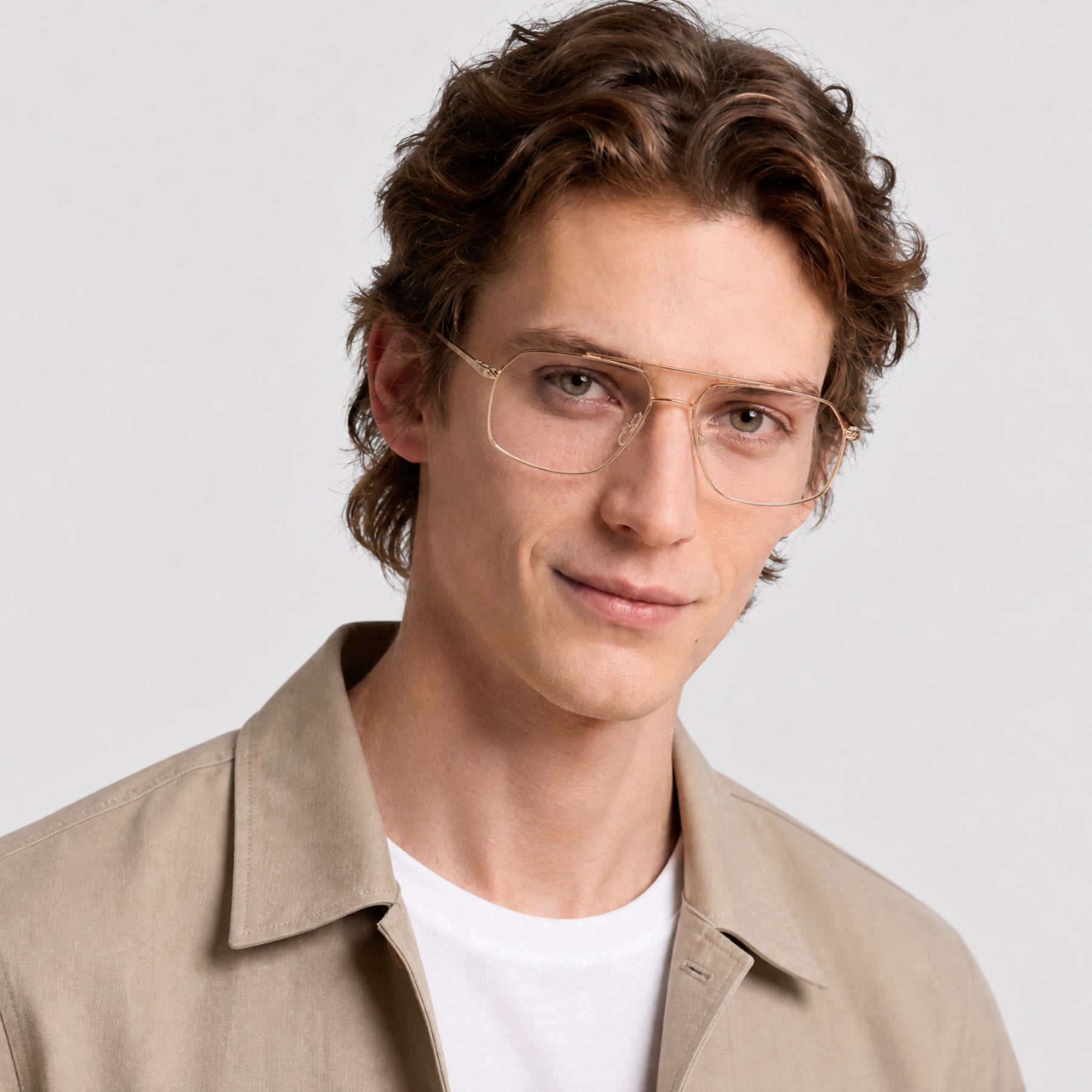 Lunettes de vue Renzo - Shiny Endura Gold