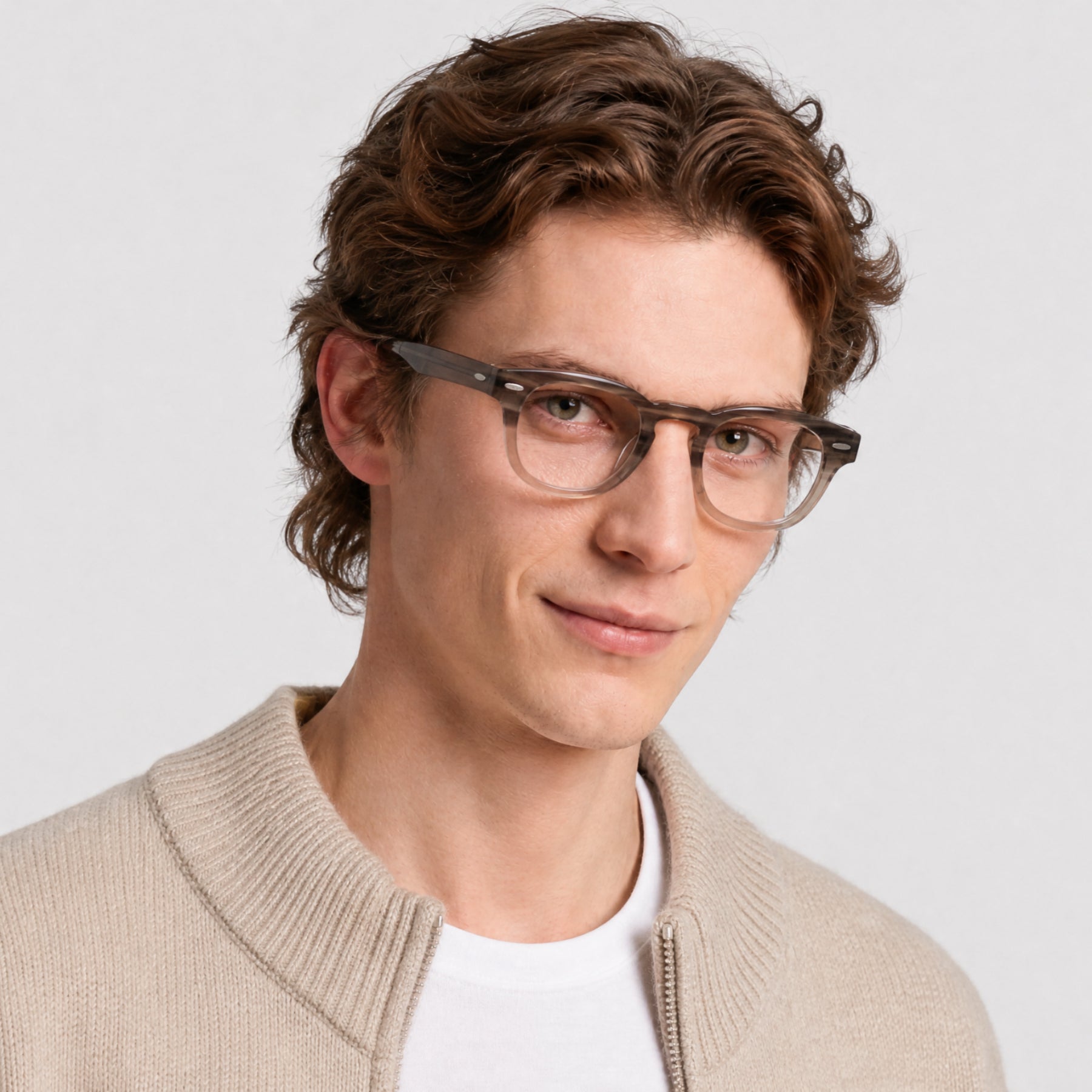 Lunettes de vue Demarco - Beige Horn