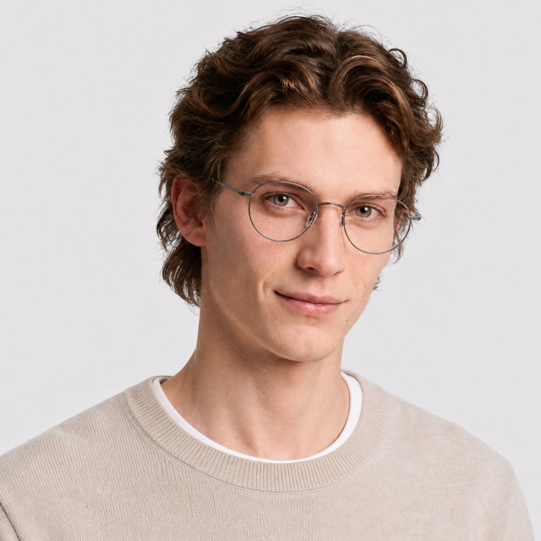 Lunettes de vue Caster - Shiny Light Ruthenium