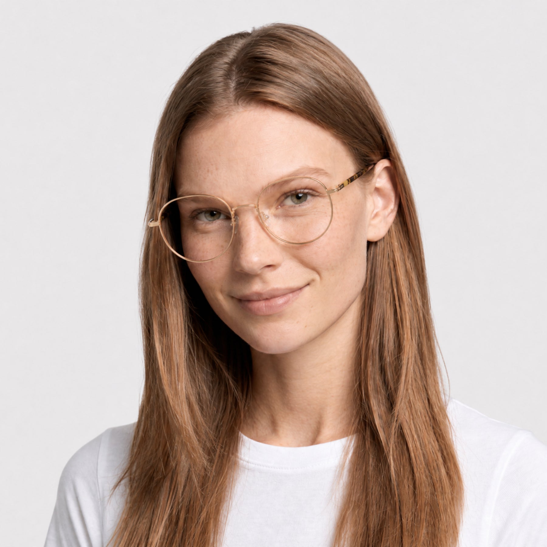 Lunettes de vue Caster - Shiny Endura Gold