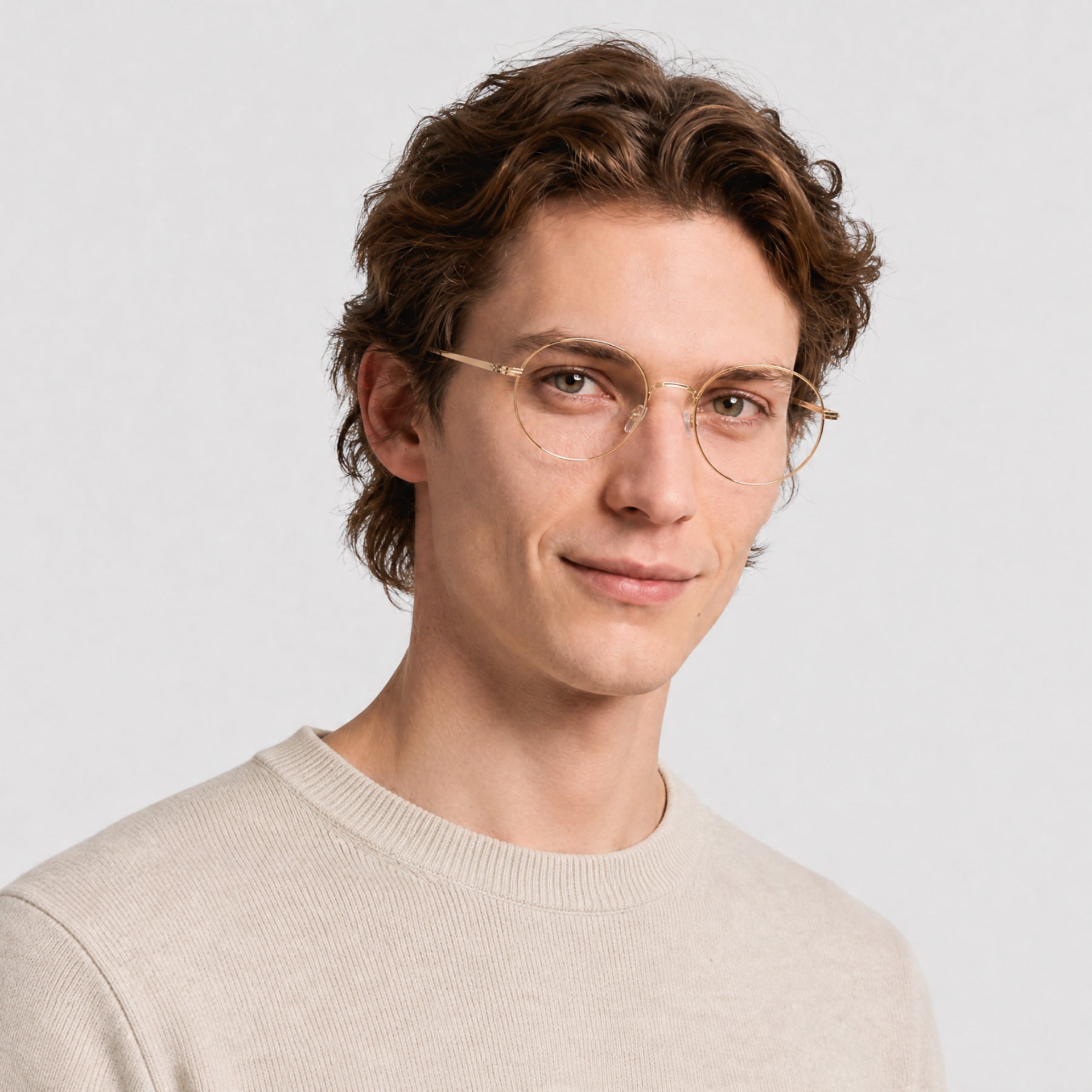 Lunettes de vue Caster - Shiny Endura Gold