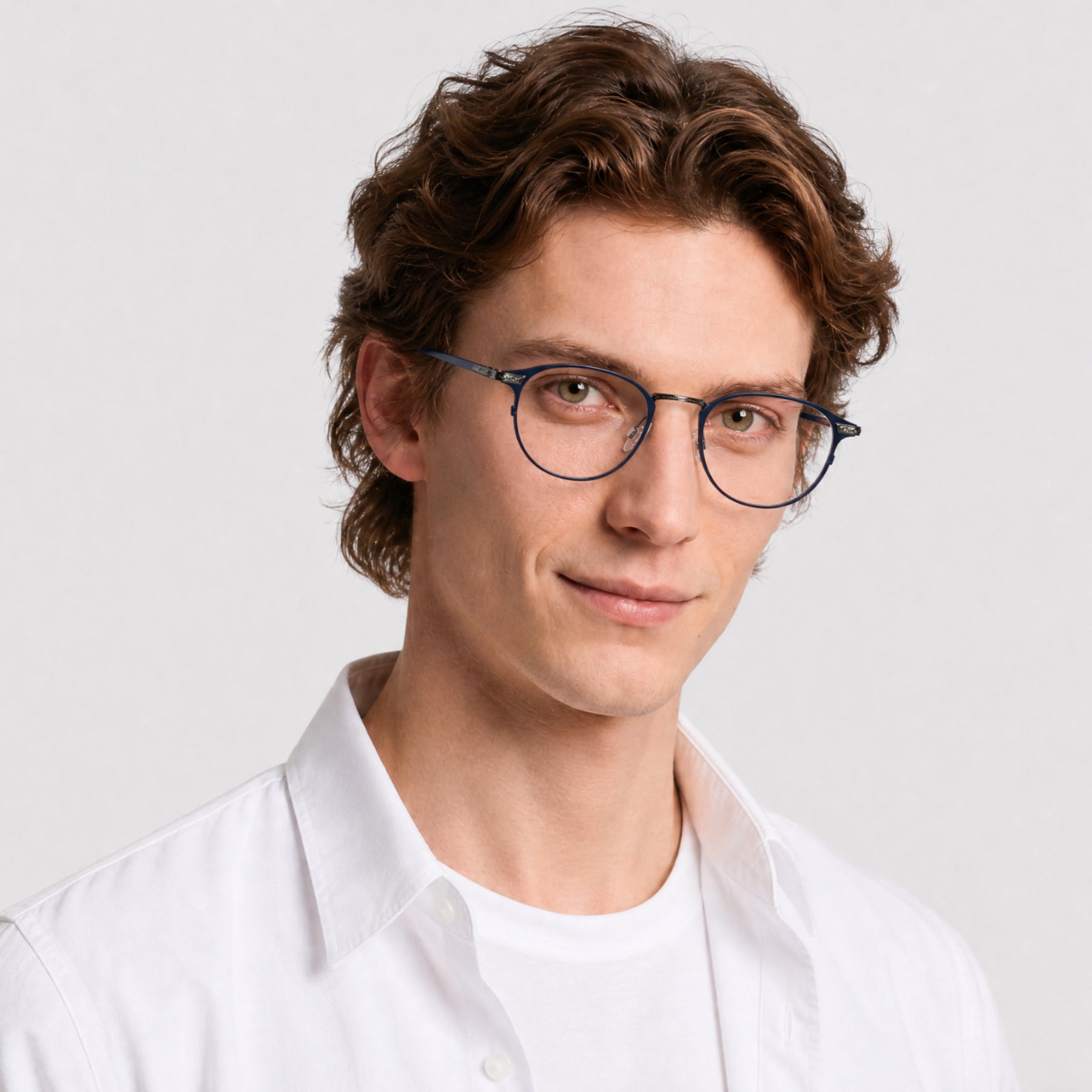 Lunettes de vue Levy - Matte Blue