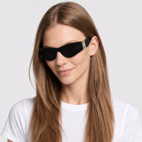 Lunettes de soleil 4G - Shiny Black & Smoke
