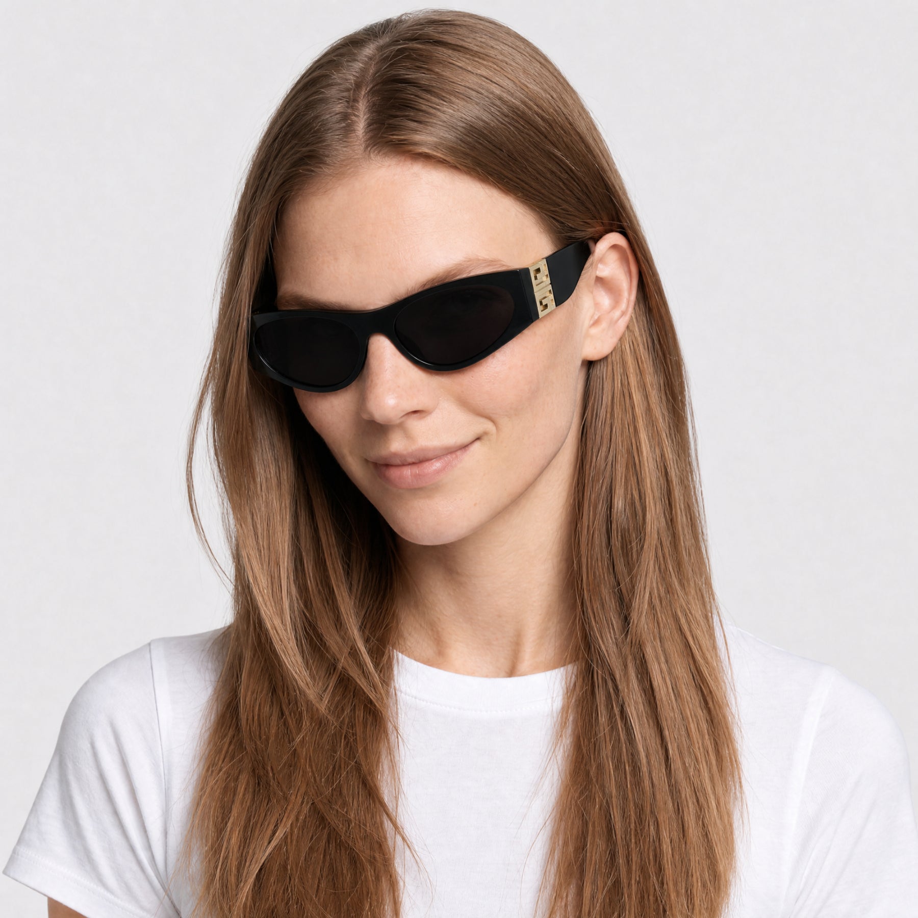 Lunettes de soleil 4G - Shiny Black & Smoke