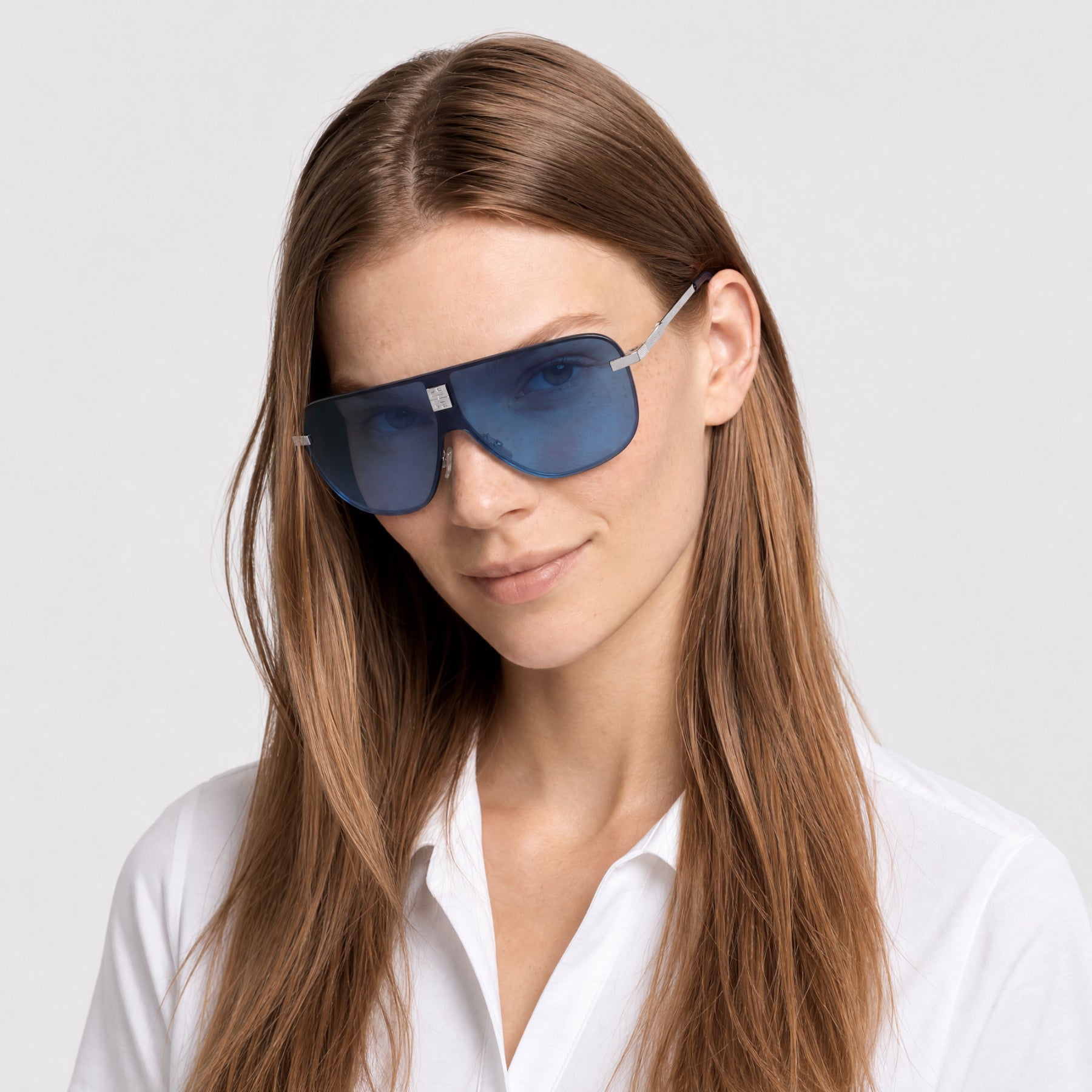 Lunettes de soleil 4Gem - Shiny Palladium & Gradient Blue