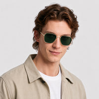 Lunettes de soleil Gv One - Gold & Green