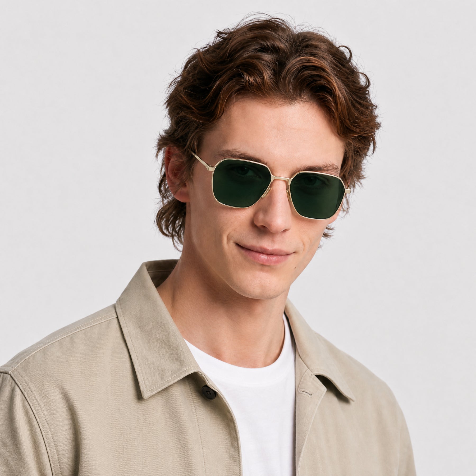 Lunettes de soleil Gv One - Gold & Green