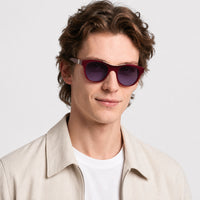 Lunettes de soleil 4G - Shiny Bordeaux & Gradient Brown