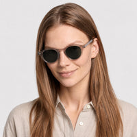 Lunettes de soleil Weave - Shiny Light Brown & Green