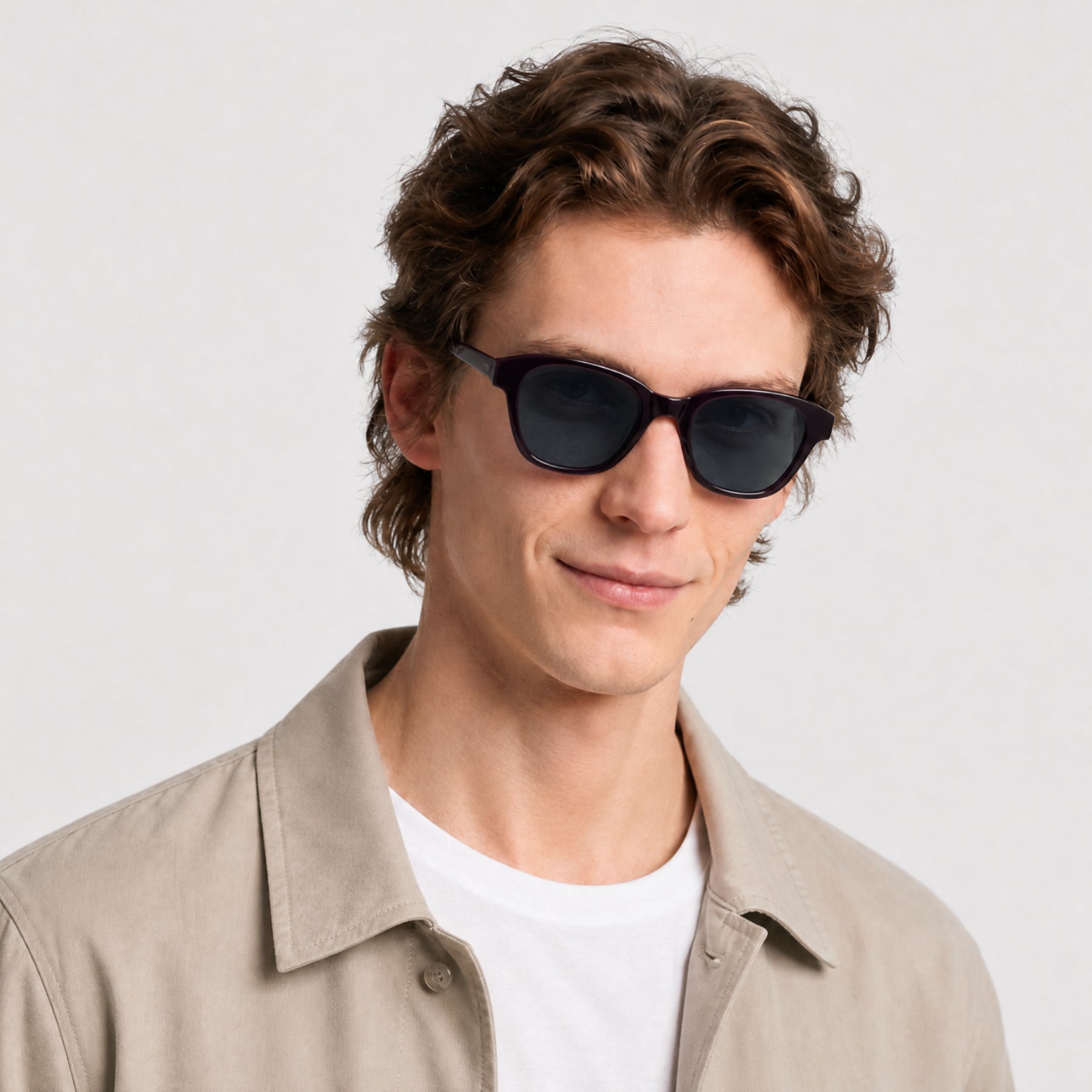 Lunettes de soleil Aka - Shiny Bordeaux & Blue