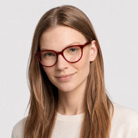 Lunettes de vue Aka - Shiny Bordeaux