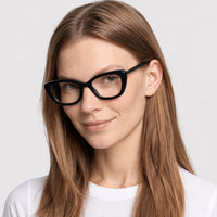 Lunettes de vue 1970 - Shiny Black