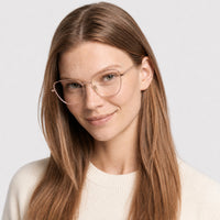 Lunettes de vue Boke Flower - Shiny Rose Gold