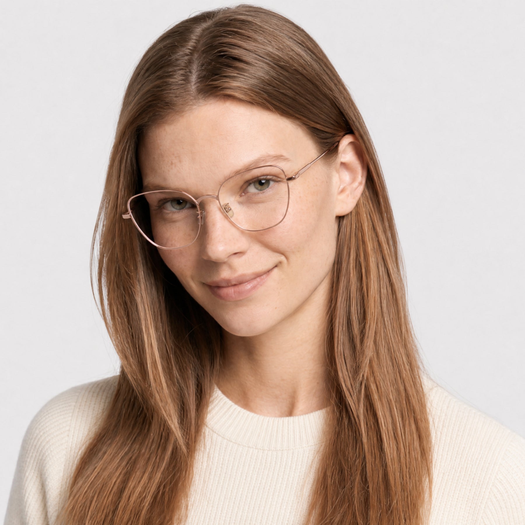 Lunettes de vue Boke Flower - Shiny Rose Gold