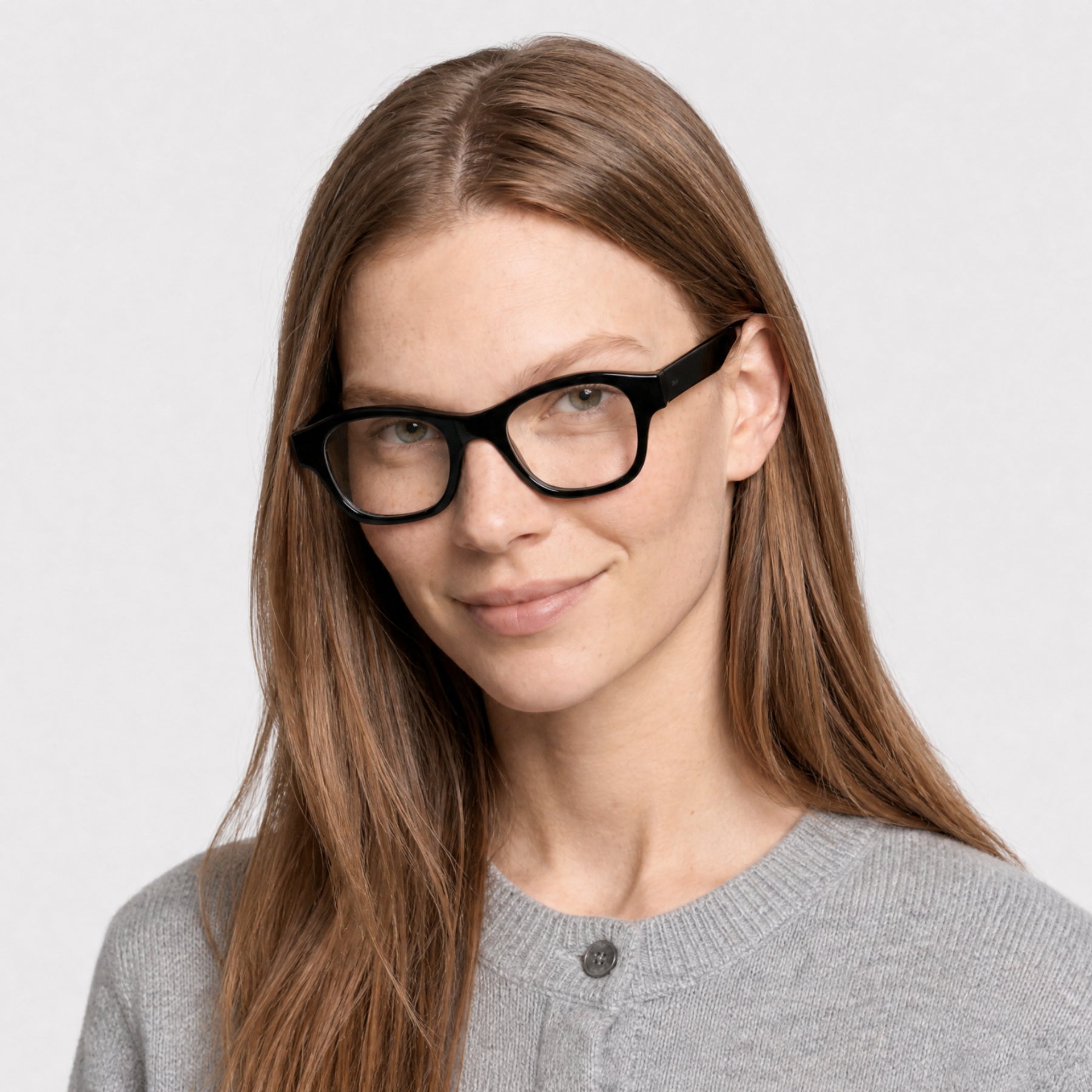 Lunettes de vue 1970 - Shiny Black