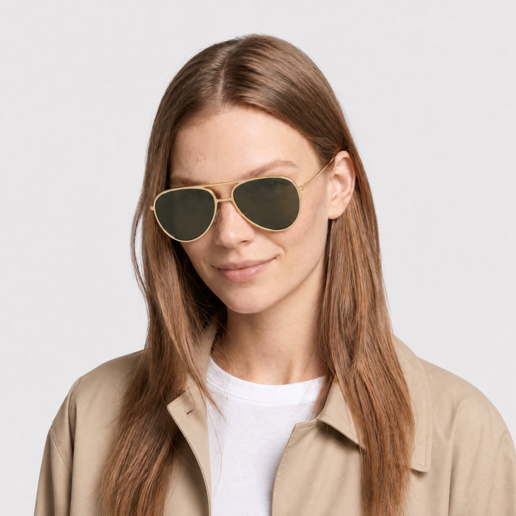 Lunettes de soleil Pilot - Shiny Endura Gold & Green
