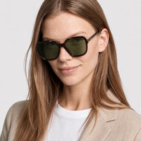 Lunettes de soleil S Wave - Dark Havana & Green