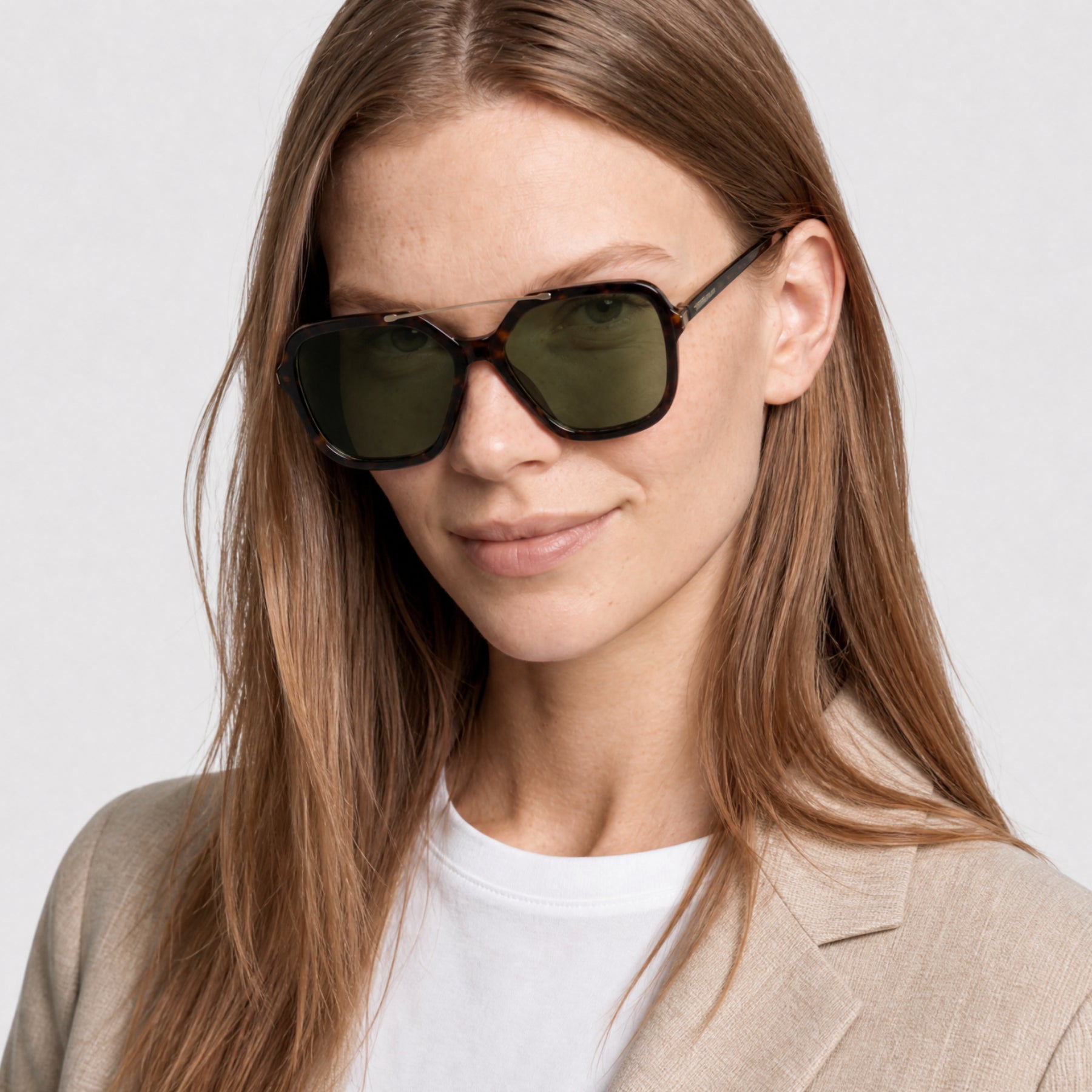 Lunettes de soleil S Wave - Dark Havana & Green