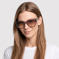 Lunettes de soleil Edge - Shiny Dark Brown & Gradient Brown