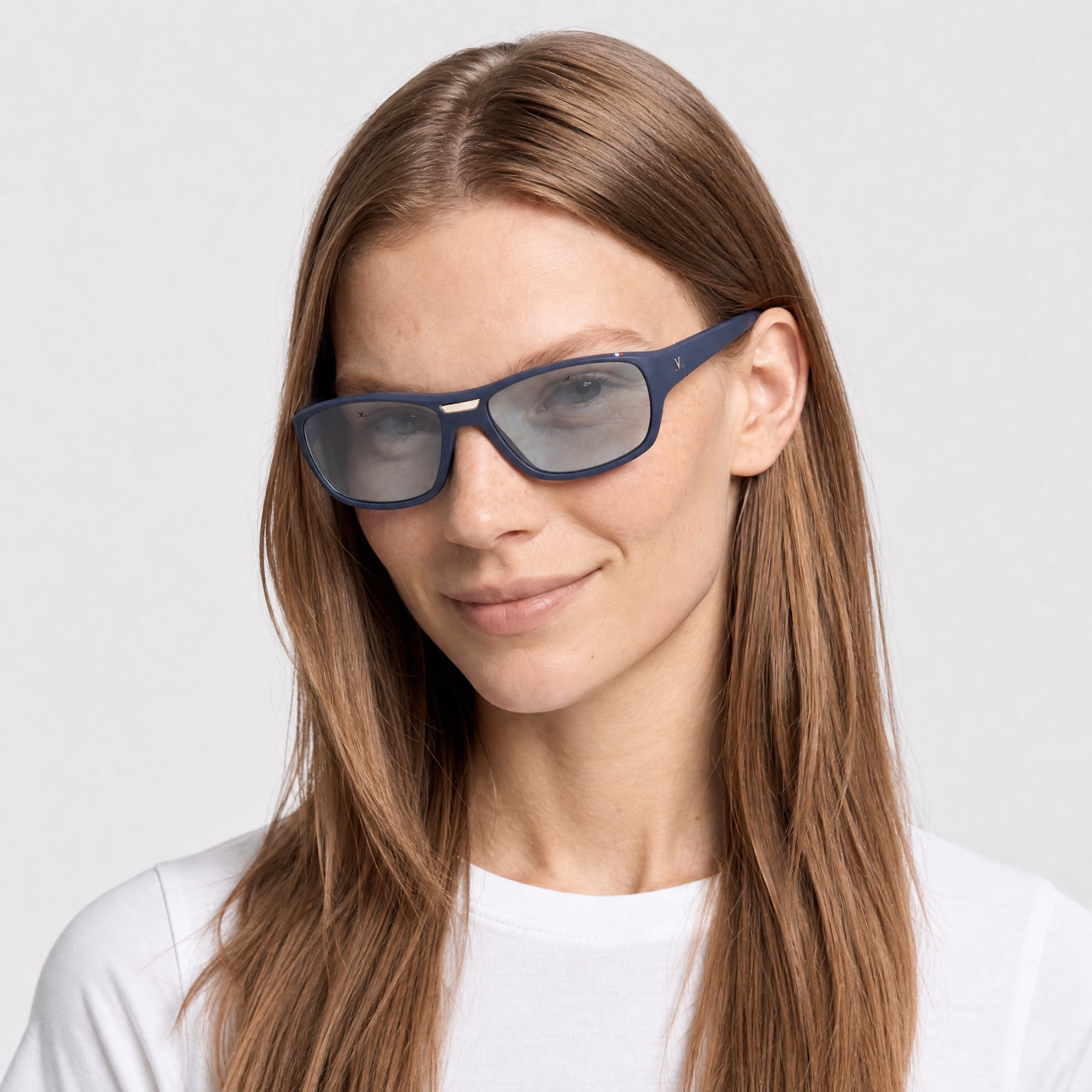 Lunettes de soleil Racing - Matte Blue & Pure Grey Silver Mirror