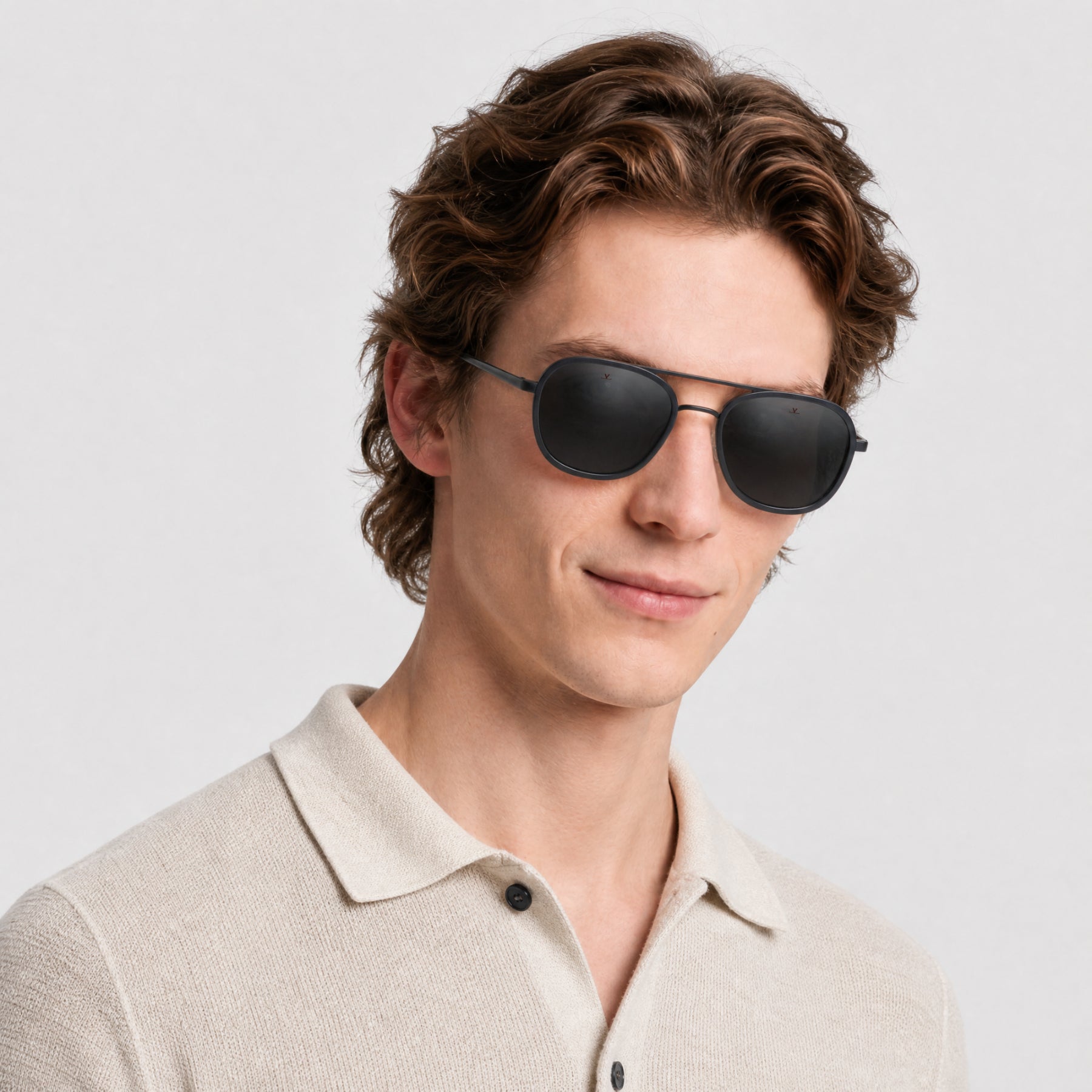 Lunettes de soleil Edge - Matte Black & Greylynx