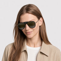 Lunettes de soleil Glacier - Matte Black & Skilynx