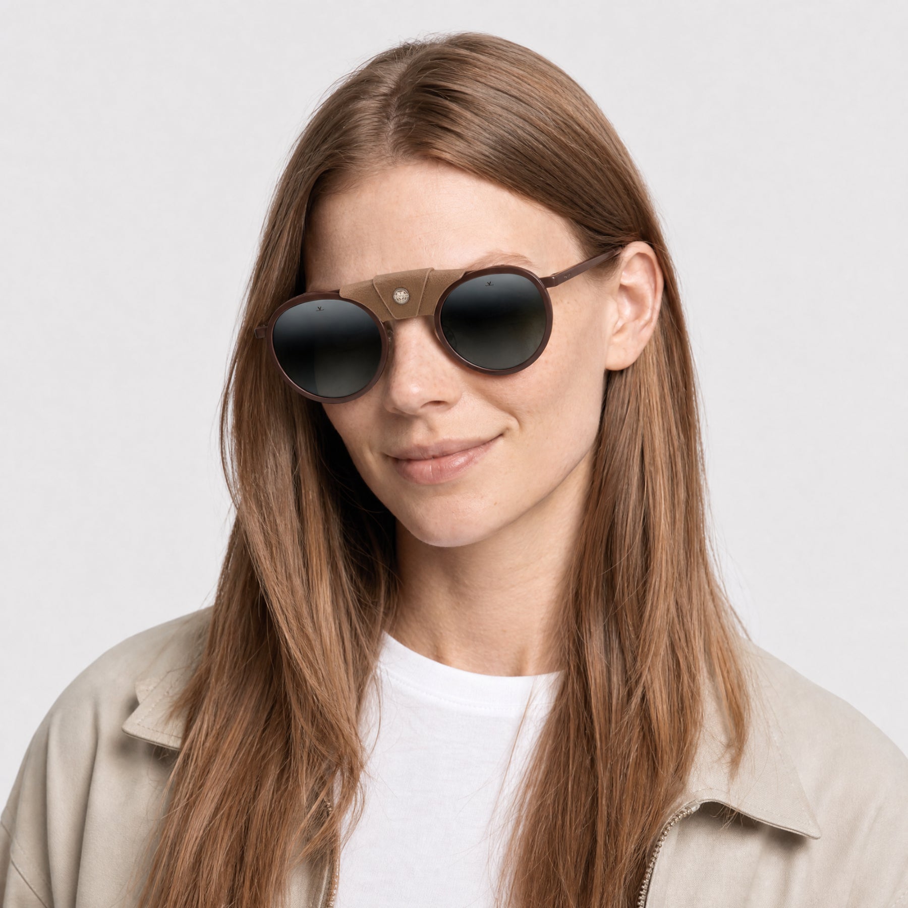 Lunettes de soleil Glacier - Brown & Beige