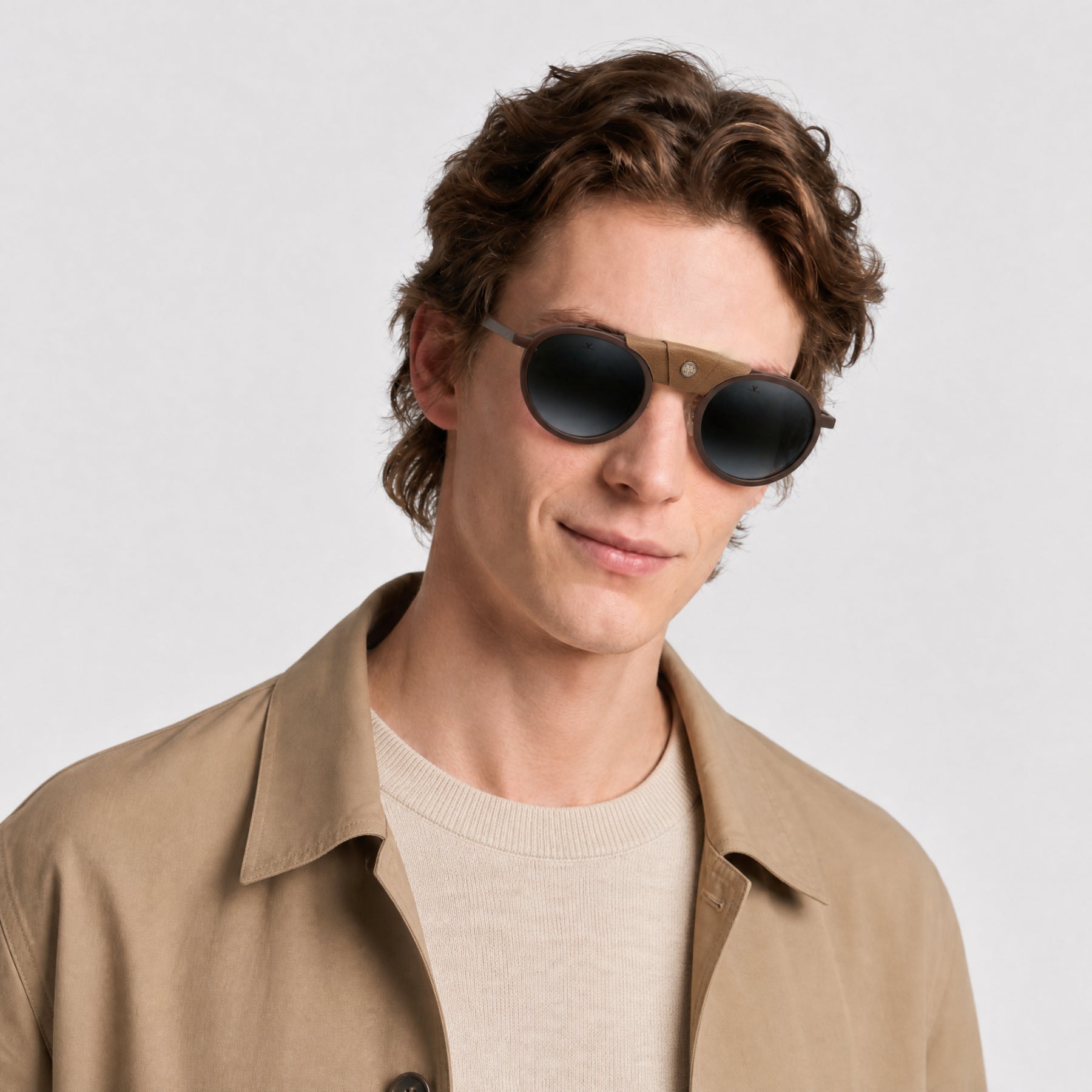 Lunettes de soleil Glacier - Brown & Beige