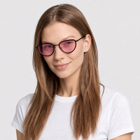 Lunettes de soleil Storm - Black & Photochromique Rose