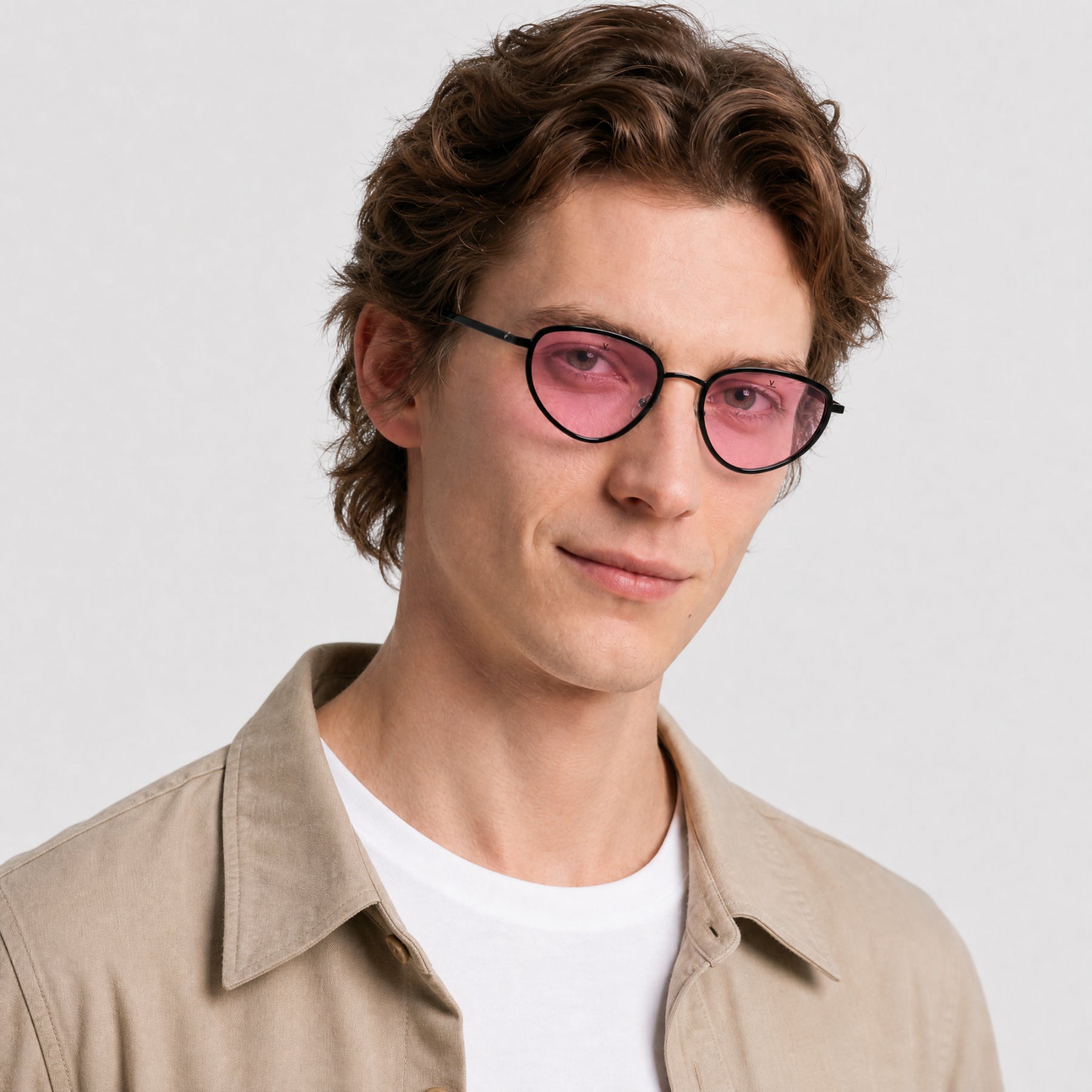 Lunettes de soleil Storm - Black & Photochromique Rose