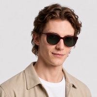 Lunettes de soleil Legend 02 Valley - Shiny Bordeaux & Smoke Mirror