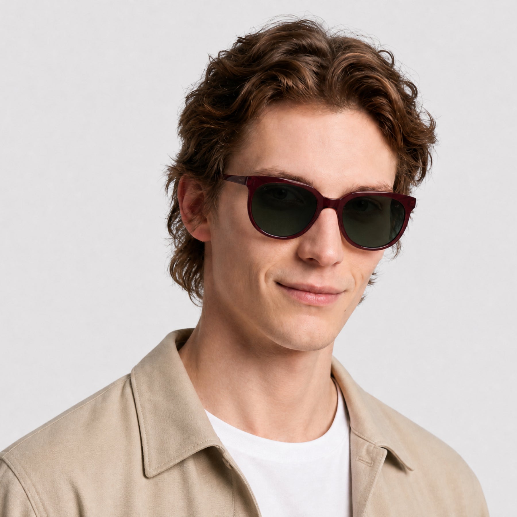 Lunettes de soleil Legend 02 Valley - Shiny Bordeaux & Smoke Mirror