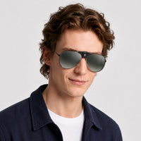 Lunettes de soleil Arctic 01 - Matte Black & Blue Mirror