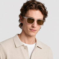 Lunettes de soleil Belvedere 06 - Shiny Beige & Brown