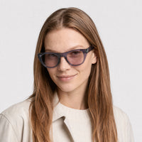 Lunettes de soleil Belvedere 07 - Grey & Gradient Or Mirror Violet