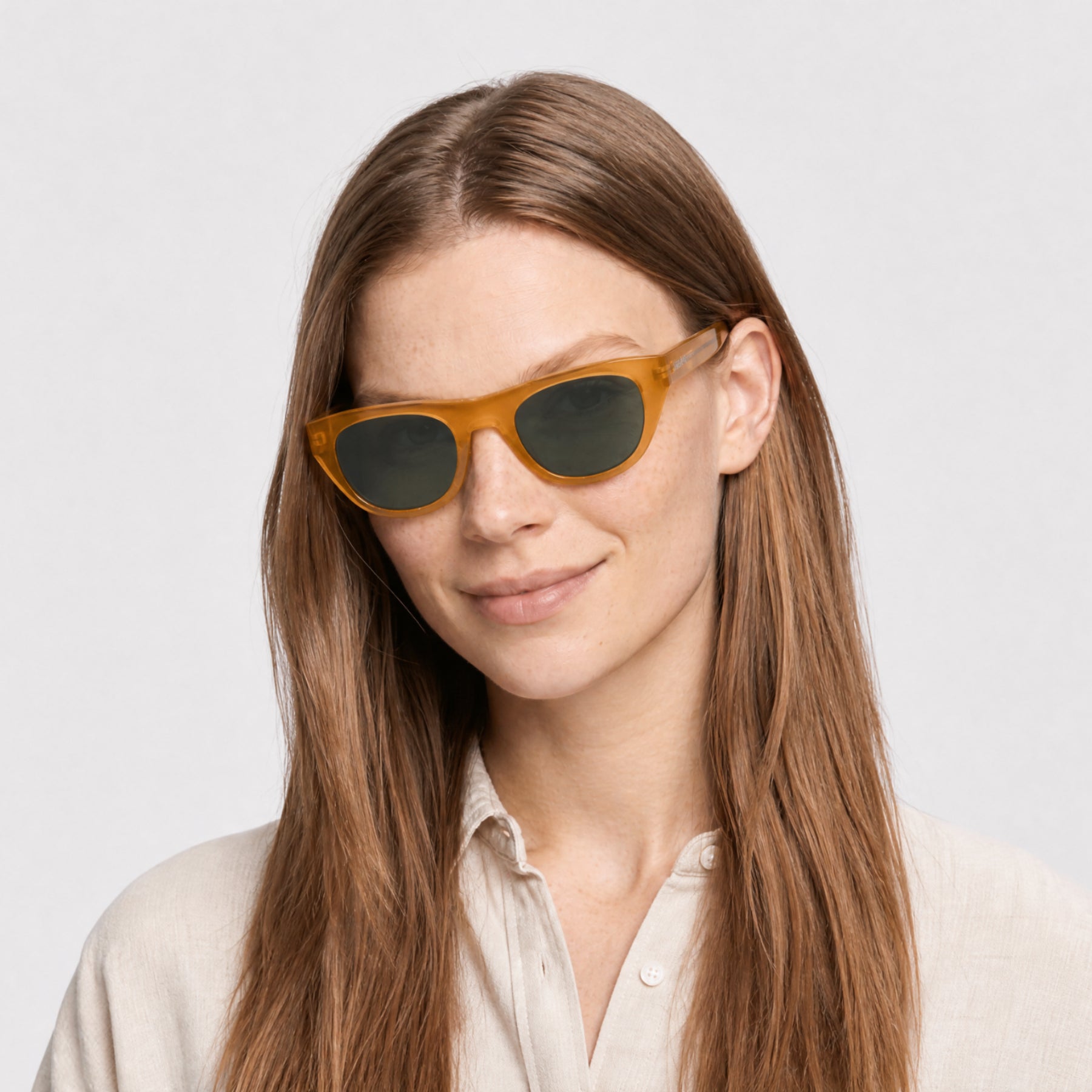 Lunettes de soleil Belvedere 07 - Shiny Light Brown & Smoke Polarized