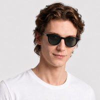 Lunettes de soleil Alpine 01 - Shiny Black & Smoke Polarized