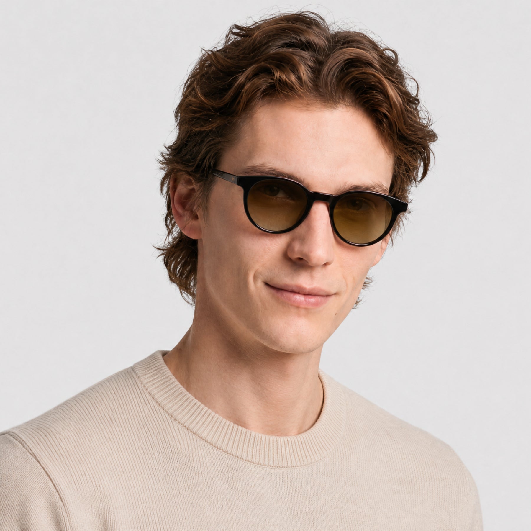 Lunettes de soleil Alpine 01 - Black & Green Mirror