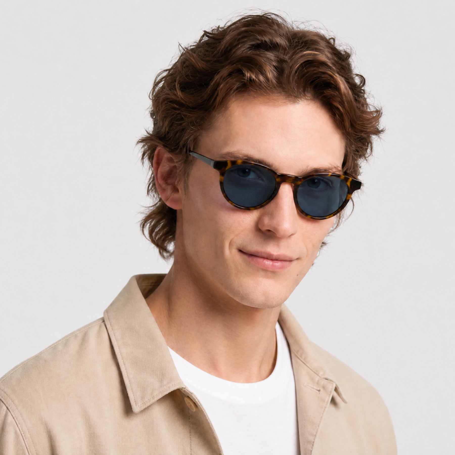 Lunettes de soleil Alpine 01 - Dark Havana & Blue