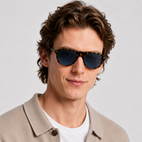 Lunettes de soleil Alpine 02 - Dark Havana & Blue