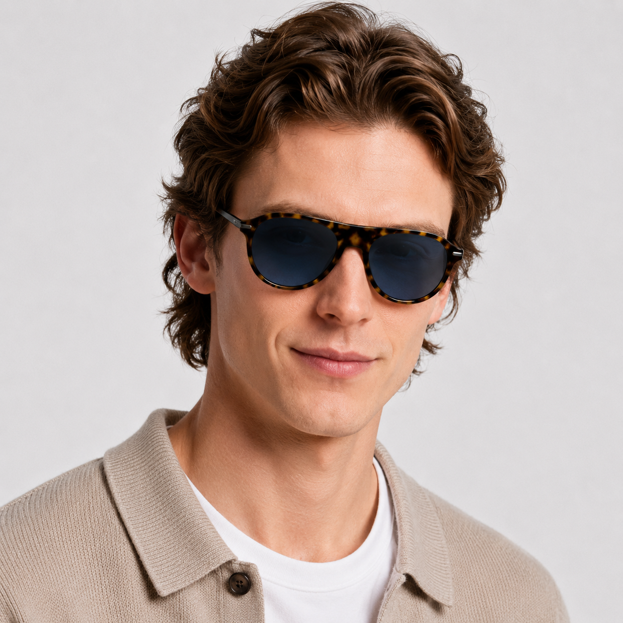 Lunettes de soleil Alpine 02 - Dark Havana & Blue