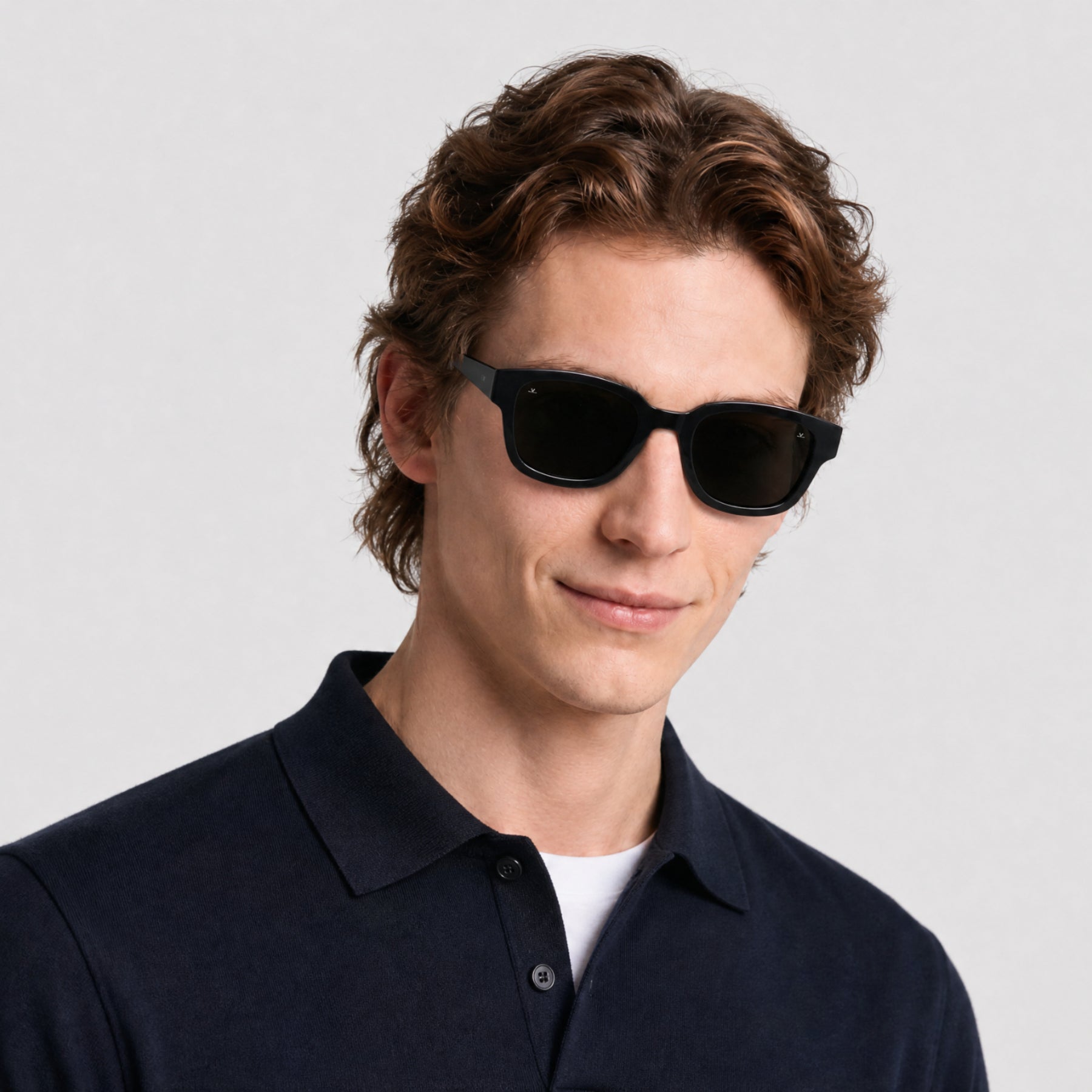 Lunettes de soleil Belvedere 09 - Shiny Black & Smoke
